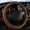 Coffee, variant on RKZDSR Plush Elastic Stretch Steering Wheel Cover - Soft, Warm, Non-Slip Car Decoration and Wheel Protector, Universal Fit 14-15 Inches