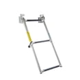 thumbnail image 2 of GARELICK Dock Ladder 19683 Transom Ladder; 3 Steps; Telescoping; 400 Pound Load Capacity; 12 Inch Width x 23-1/2 Inch Extended Length; Without Handrails; Polished; Silver; Stainless Steel, 2 of 2