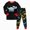 G890-Red, variant on HFHAPW Toddler Girl Boys Kids Pajamas Funny Graphic Pjs Long Sleeve Snug fit 2pcs Jammies