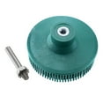 thumbnail image 3 of maskred Electric Drill Disc Brush Car Washing Toilet Power Rubber Round Scrub Pad Floor Kitchen Sinks Bathtub Housekeeping White 3 Inch 1Set, 3 of 6