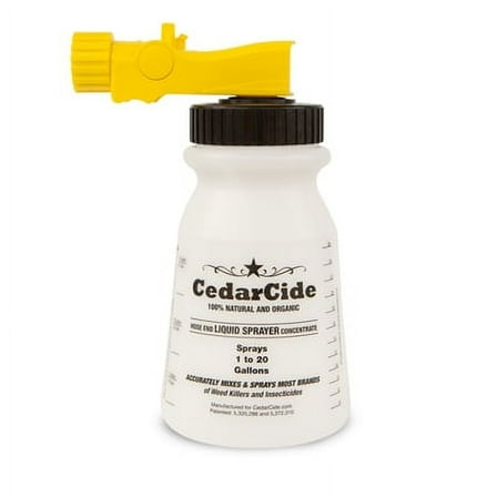 Cedarcide Liquid Mixing 26 oz Hose End Lawn & Garden Sprayer with Easy Flow Control