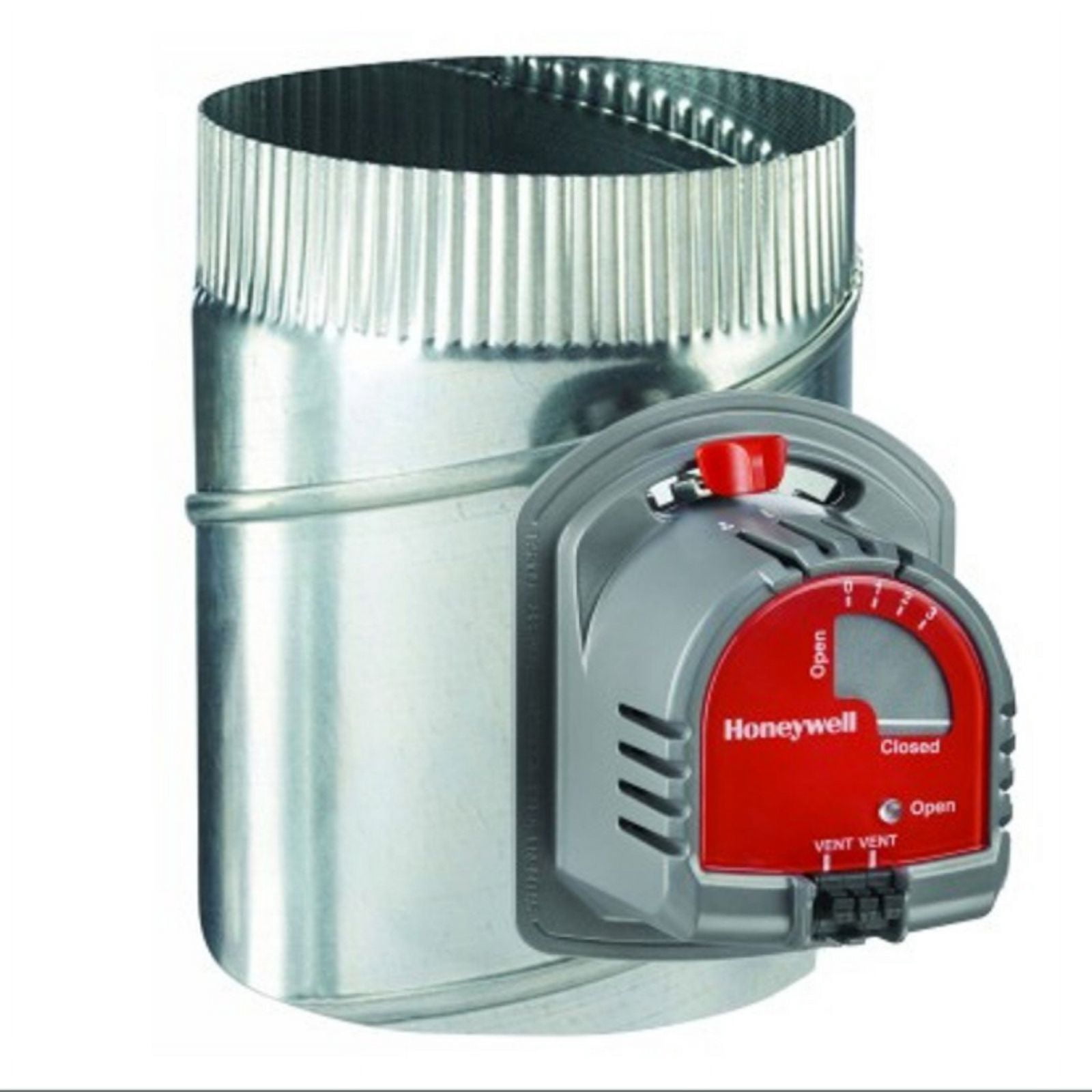 Honeywell Home Round Damper,Gr/Rd/Steel,6 in. Dia. EARD6TZ