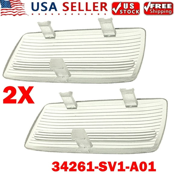 2x Door Lens Rear Courtesy Light Cover 34261SV1A01 For 1998-2008 HONDA ACURA NEW