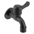 thumbnail image 4 of Water Filter Faucet Tap 304 Washing Machine Tap Male Thread for Garden Bathroom Basin Kitchen Sink, Matte Black, 4 of 7
