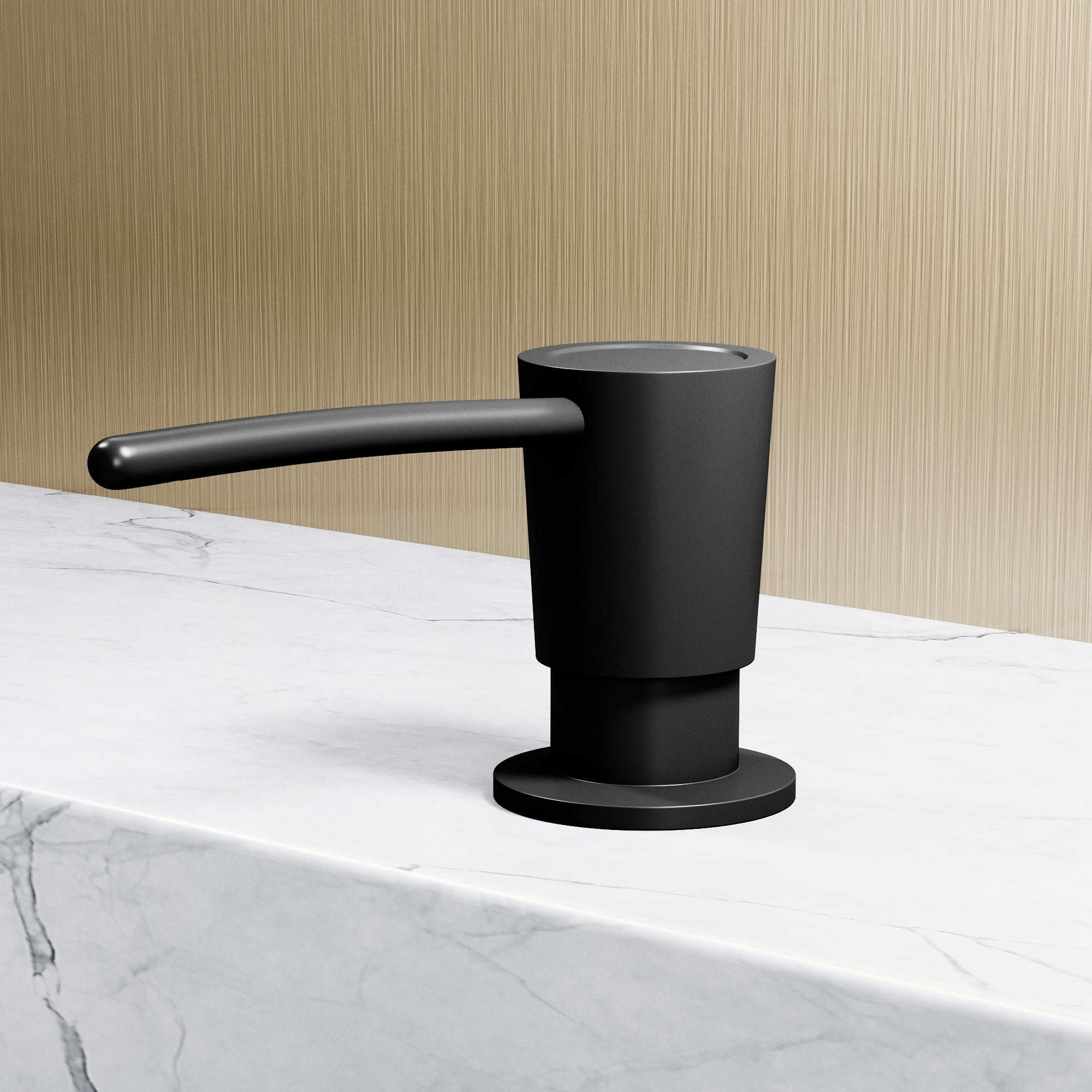 VIGO Kitchen Soap Dispenser in Matte Black