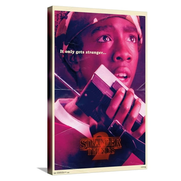 Netflix Stranger Things: Season 2 - Lucas Canvas Wall Poster, 14.725" x 22.375"