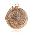 thumbnail image 1 of Tngan Ball Shape Clutch Purse Party Handbag Rhinestone Ring Handle Evening Bag Golden B, 1 of 4