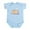 Sky Blue, variant on CafePress - Nutmeg Infant Bodysuit - Baby Light Bodysuit, Size Newborn - 24 Months