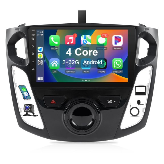 Radio de coche Leadfan Android para Ford Focus 2012-2018 con GPS