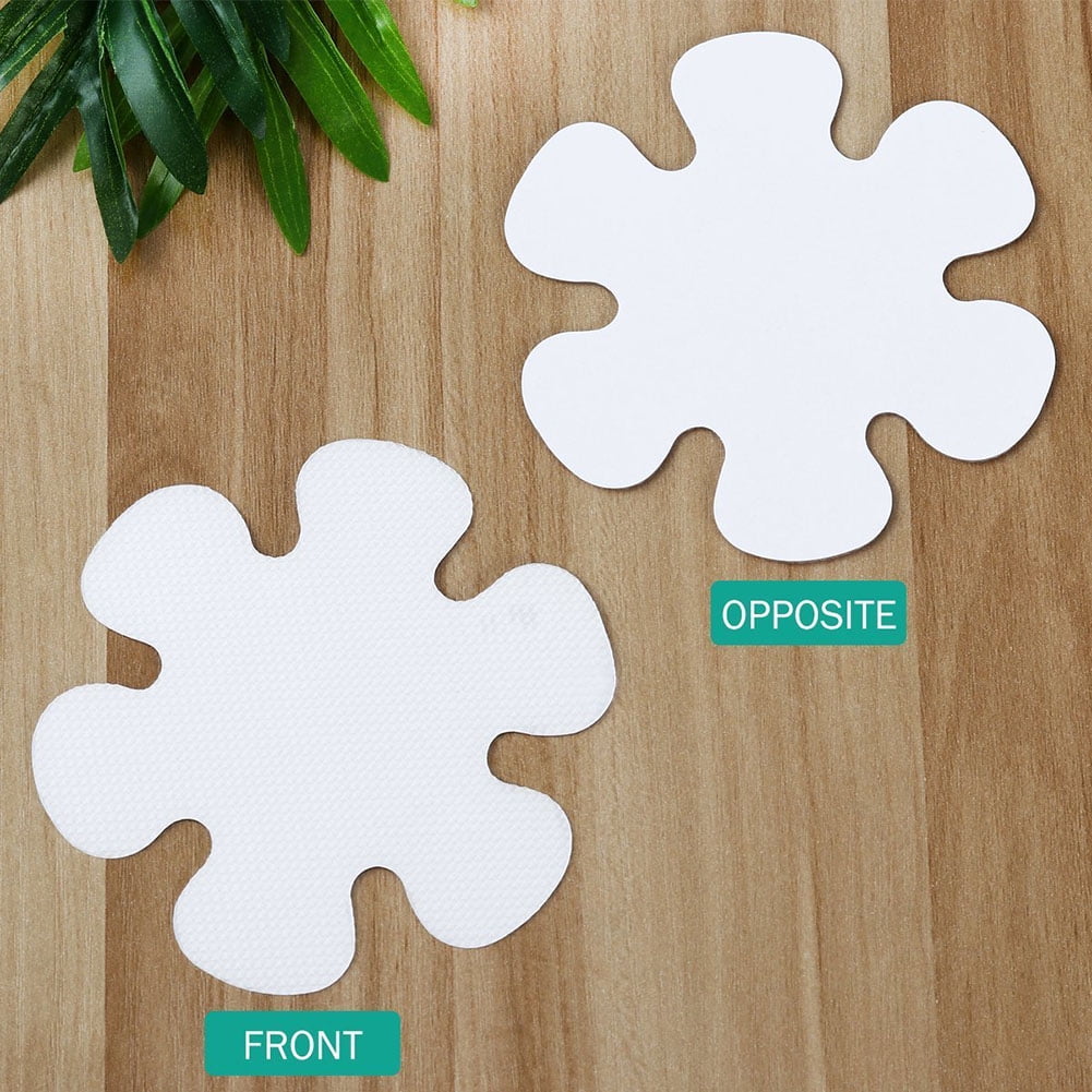 20 Pack Flower Safety Shower Treads - Anti-Slip Bathtub Decals / Stickers For Tubs