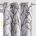 thumbnail image 3 of VCNY Home Kingdom Beige Branch Grommet Blackout Curtain, 40" x 63", 3 of 5