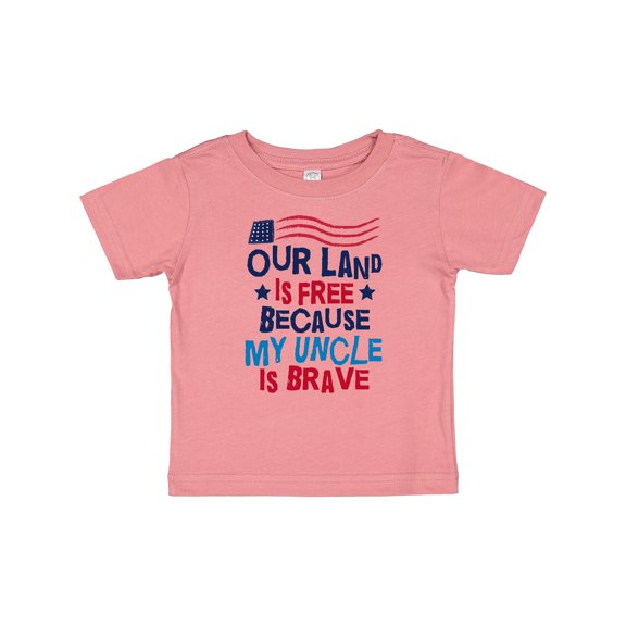 Inktastic Military Uncle Proud Nephew Freedom Boys or Girls Baby T-Shirt
