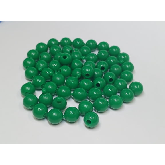 12mm Opaque Green Color Pop Snap Craft Kids Beads 144pc. JOLLY STORE Crafts made in America