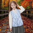 thumbnail image 5 of Girls Puffy Vest Sleeveless Lightweight Outerwear Vests Kids Kids Winter Clothes Girls Clothing Size . 5-6Years, 5 of 8