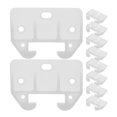 thumbnail image 1 of 10Pcs Plastic Drawer Track Guides Track Rail Slides Replacement Furniture Parts Drawer Guide for Cabinet, 1 of 5