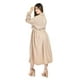 thumbnail image 3 of Vestido camisero con cinturón Roman Fashion /Tallas Extras, 3835 (Moka) cafe 42, 3 of 7