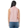thumbnail image 3 of Lee Womens and Plus Smocked High-neck Tank Top, S-4X, 3 of 7