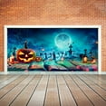 thumbnail image 4 of Jierger Halloween Garage Door Decorations Witch Halloween Garage Door Cover Bat Garage Door Banner Large with for Halloween Front Porch Wall Decorations 4.92 X 2.46 Ft, 4 of 4