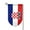 Fillet, variant on Garden Flag Republic-Of-Croatian-Flag Double Sided Small Yard Holiday Garden Flag for Outside Decor 12.5x18 Inch Sharp Corner