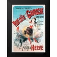 thumbnail image 2 of Vintage Apple Collection 14x18 Black Modern Framed Museum Art Print Titled - Ent Mamzelle Gavroche, 2 of 5