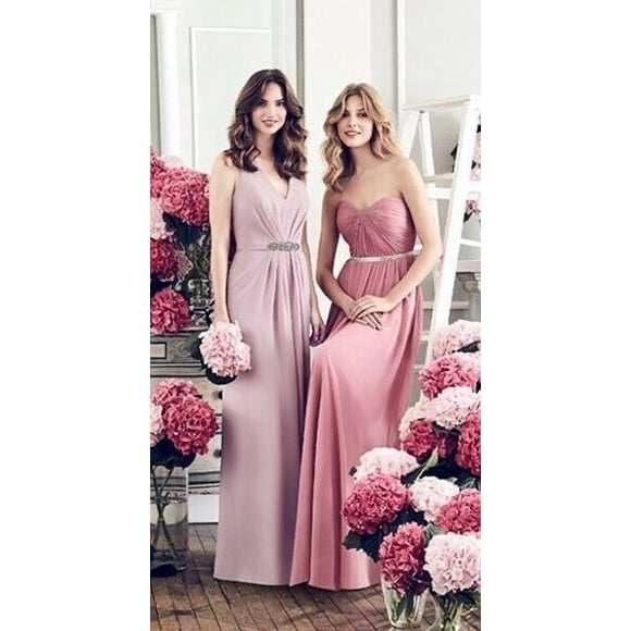 Jenny Packham Bridesmaid sleeveless Dessy style JP1002 Size 6 in blush