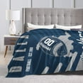 thumbnail image 3 of Custom Dallas Blanket Gifts for Men Women Personalized Fans Add Name and Number Throw Blankets, 30" X 40",40" X 50", 50" X 60", 60" X 80", 3 of 6