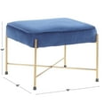 thumbnail image 3 of Chaise et pouf industriel Izzy de LumiSource, 3 of 7