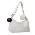 thumbnail image 4 of 9440 Bolso Hombro para Mujer Bolso Cruzado Versátil Harajuku Color Sólido Con Monedero (blanco) Blanco Con, 4 of 9