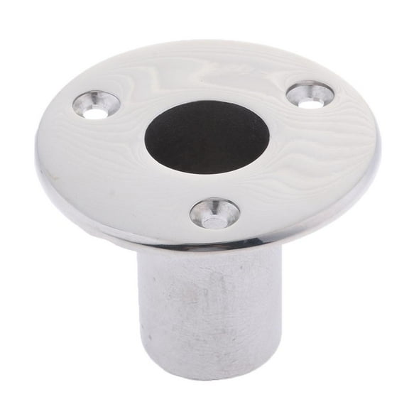 1-piece Boat Handrail Fitting Stainless Steel Handrail Round Bottom Height: Approx. 55 Mm / 2.17 in