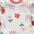 thumbnail image 5 of Gibobby Boys Girls Outfits Set 2 Piece Loungewear Set 12 Months 2t 3t 4t 5t Boys Long Sleeve Shirt and Pants Set for Toddlers Girls Fall Clothes Pajama Set(12-18 Months,White), 5 of 6