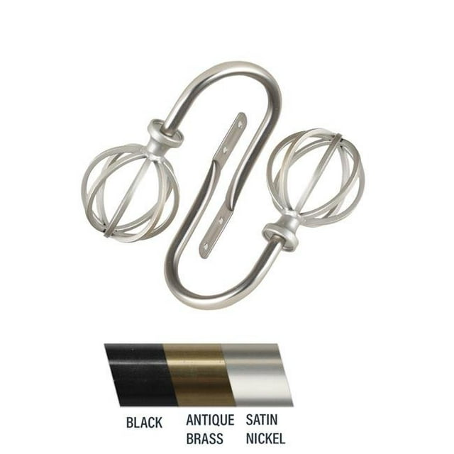 Central Design 4862-035 Crate Holdback, Satin Nickel - Set of 2