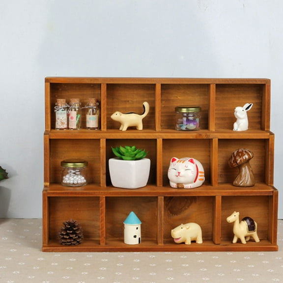 LEORX  Wall Shelves Stair Storage Cabinet Hanging Desktop Shelf Office