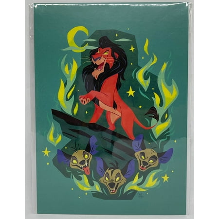 Disney Parks Scar Be Prepared by Caley Hicks Postcard Wonderground Gallery New