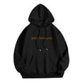 thumbnail image 5 of idosla Hoodies for Women Trendy Jesus Loves You Hoodie Oversized Long Sleeve Christian Sweatshirts Outfit (Black, L), 5 of 7
