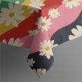 thumbnail image 5 of Pioneer Flower Floral Print Pattern Square Tablecloth,Waterproof Square Table Cover,Wipeable Spillproof Washable Table Cover for Home Kitchen Party Decor 42"X42"(107x107cm), 5 of 6