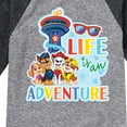 thumbnail image 3 of Paw Patrol - Life Is An Adventure - Toddler And Youth Raglan Graphic T-Shirt, 3 of 5