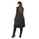 thumbnail image 3 of Chaleco Largo Roman Fashion Tipo Gamuza Negro Talla Extra, 3 of 7