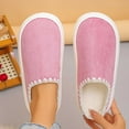 thumbnail image 2 of Womens Slippers Fluffy Slippers Cozy Lined Slippers For And Winter Warm Indoor Outdoor Soft Comfortable On Shoes, 2 of 9