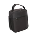 thumbnail image 3 of Bolsa de almuerzo impermeable y reutilizable con bolsillo lateral, bolsa térmica a prueba de fugas para picnic, camping, senderismo, niños y niñas. Negro, 3 of 9