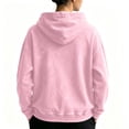 thumbnail image 5 of DORKASM Womens Hoodies Crew Neck Long Sleeve Solid Color Sweatshirts Oversize Baggy Fall Winter Pullover 2026 Acid Wash Travel Tops with Pockets Pink XL, 5 of 7