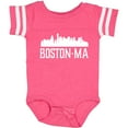 thumbnail image 3 of Inktastic Boston Massachussetts Skyline City Silhouette Boys or Girls Baby Bodysuit, 3 of 5