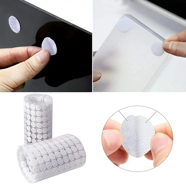 Self Dots for Crafting 1000 Count Stickers for Paper Glass Leather Metal and Garments