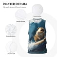 thumbnail image 3 of Honeii Surfing Guinea Pig print basktball shirt for men and women, Unisex basketball jersey for Theme party-X-Large, 3 of 6
