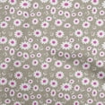 thumbnail image 1 of oneOone Polyester Spandex Light Brown Fabric Kids Floral Sewing Material Print Fabric By The Yard 56 Inch Wide, 1 of 4