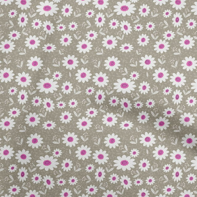 oneOone Rayonne Brun Clair Tissu Enfants Robe Tissu Imprimé Imprimé Tissu par la Cour 56 Pouces de Large