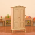 thumbnail image 4 of 2pcs 1/12 Dollhouse Wood Cabinet and Wardrobe Model Decoration Accessory DIY Pretend Play, 4 of 9