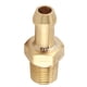 thumbnail image 2 of Carcasa del compresor del turbocompresor, accesorio para manguera con boquilla de refuerzo de latón, 1/8 pulgadas, 27 NPT, dorado, 2 of 5