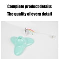 thumbnail image 4 of Electric Rotating Colorful Butterfly Pet Cat Dog Funny Teasing Scratching Toy, 4 of 9