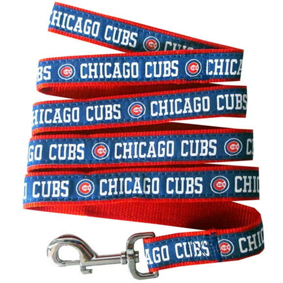 Pets First MLB Chicago Cubs Cats and Dogs Durable Pet Leash, Medium