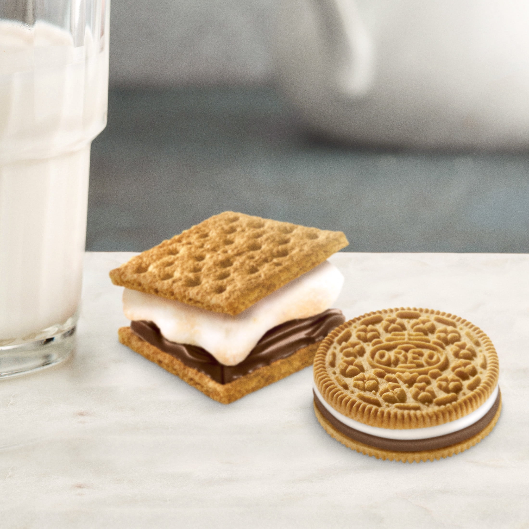 OREO S'mOREO Sandwich Cookies, Limited Edition, 10.68 oz